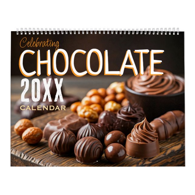 Celebrating Chocolate Wall Calendar 2026 Foodie Kalender (Titelbild)