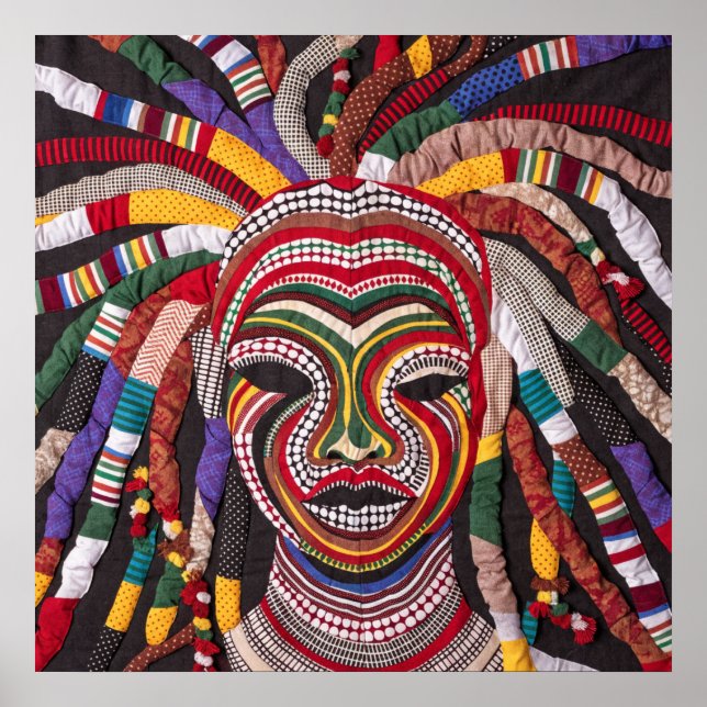 Celebrating Colorful Black Women Poster (Vorne)