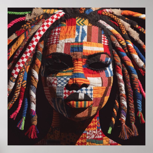 Celebrating Colorful Black Women Poster (Vorne)