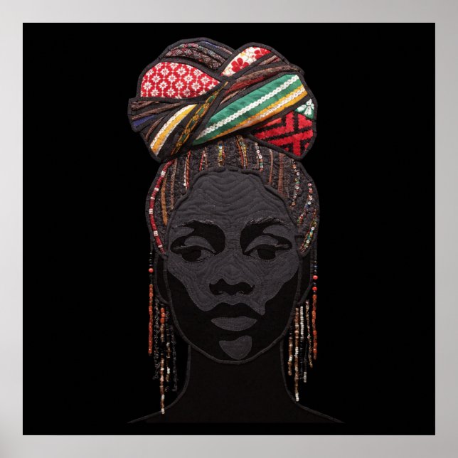 Celebrating Colorful Black Women Poster (Vorne)