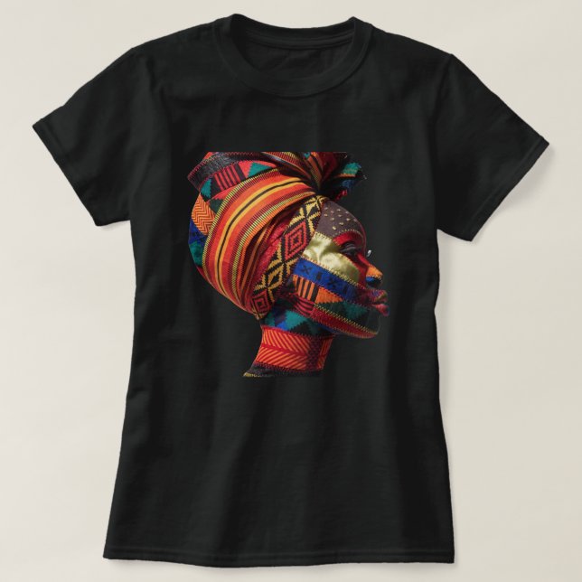 Celebrating Colorful Black Women T-Shirt (Design vorne)