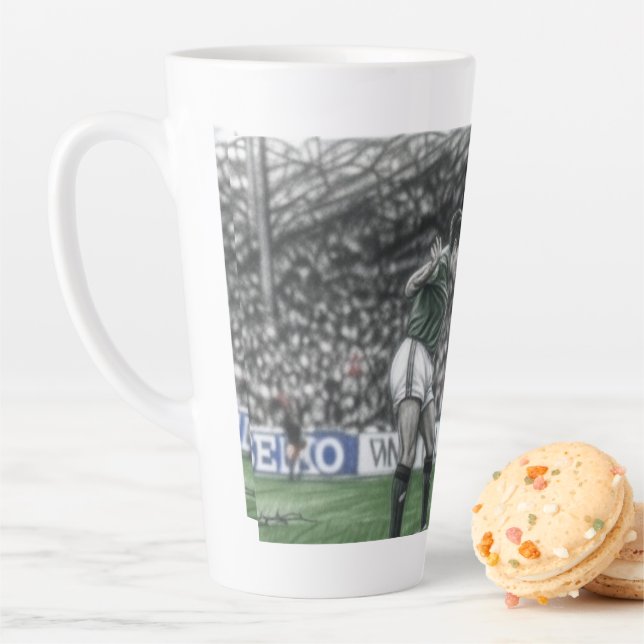 Celebrating Irish Football Milchtasse (Beispiel)