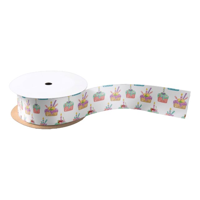 Celebration Cakes Satinband (Spule)