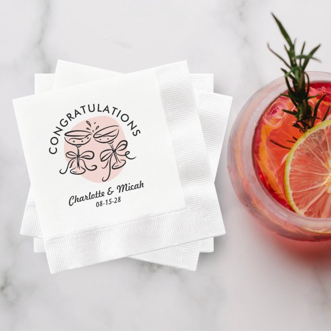 Celebration Cheers Doodle Serviette (Von Creator hochgeladen)