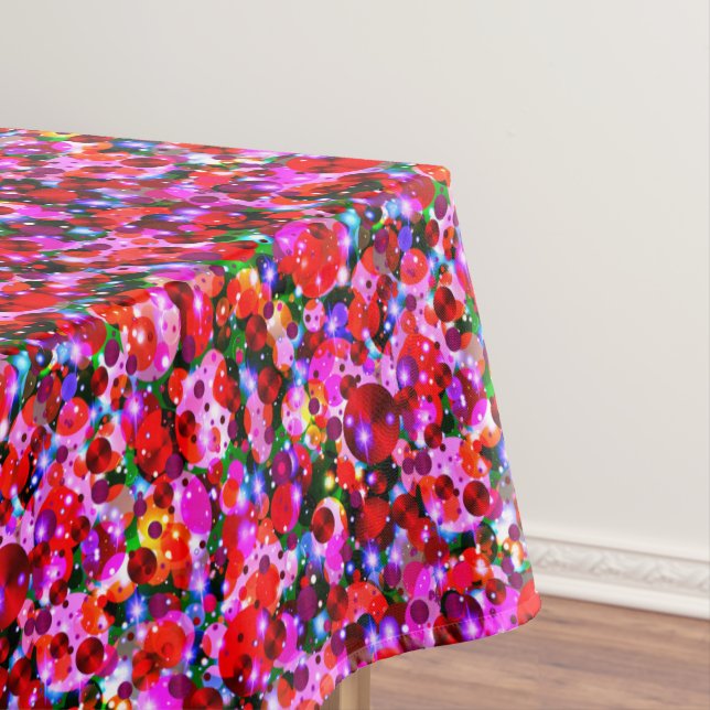 Celebration Dots 03-Fruity Colors Tablecloth 52 x  Tischdecke (Beispiel)