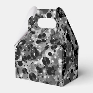 Celebration Dots-19-Schwarz-GASTGESCHENK-Box, gabl Geschenkschachtel