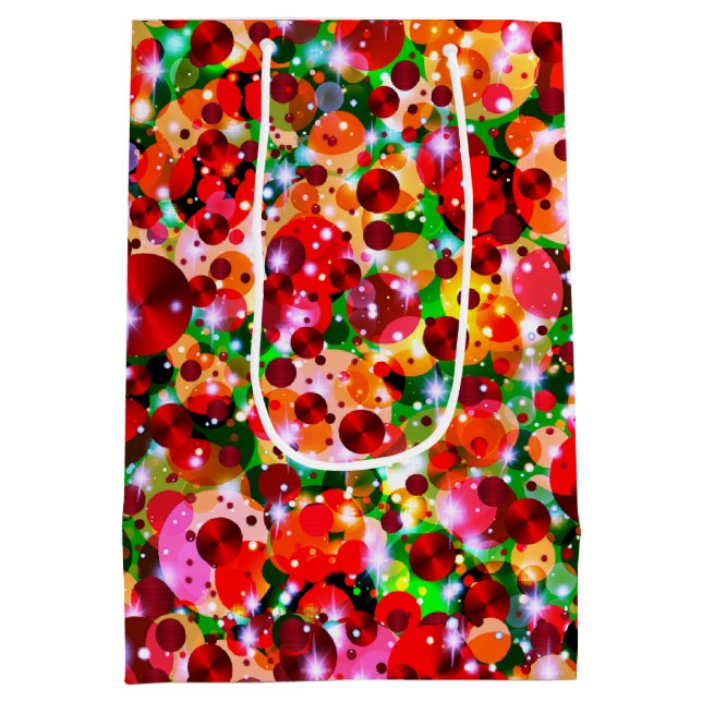 Celebration Dots-2-GIFT BAG Mittlere Geschenktüte (Rückseite)