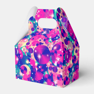 Celebration Dots-4-GASTGESCHENK BOX, gable Geschenkschachtel