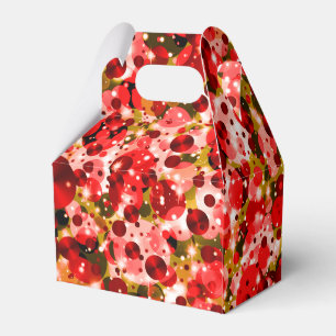 Celebration Dots-6-Strawberry Kiwi Gable Geschenkschachtel