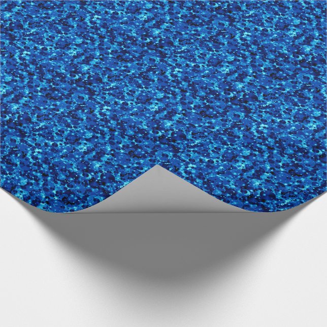 Celebration Dots 7-Blue GIFT WRAPPING PAPIER Geschenkpapier (Ecke)