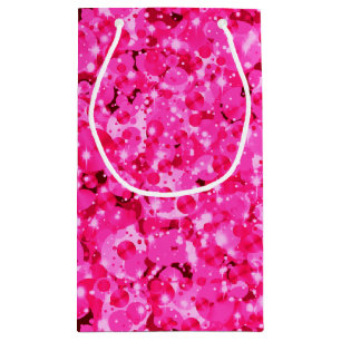 Celebration Dots-9-Hot Pink GIFT BAG S Kleine Geschenktüte