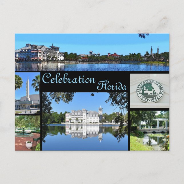 Celebration Florida Post Card # 2 Postkarte (Vorderseite)