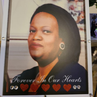 Celebration of Life Customize Photo tabletop Sockelschild