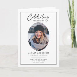 Celebration of Life Funeral Memorial Service Programm