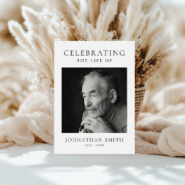 Celebration of Life Photo Memorial Funeral Programm