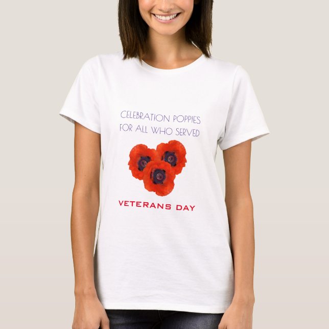 Celebration Poppies T - Shirt (Vorderseite)