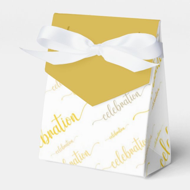 Celebration-Skriptmuster Geschenkschachtel (Vorderseite)