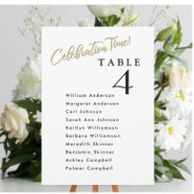 Celebration Wedding Seating Plan Karten Gästebamen