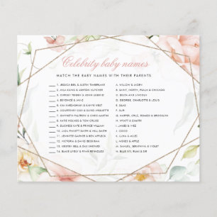 Celebrity Baby Names Girl Floral Baby Showspiel