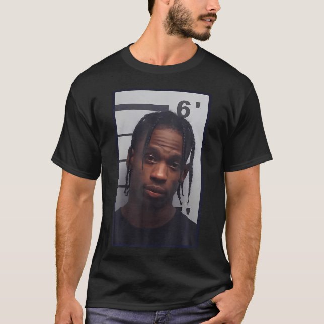 Celebrity Mugshots Famous Rapper T-Shirt (Vorderseite)