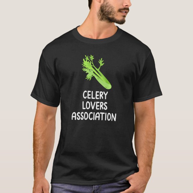 Celery Association Gemüsegarten Fan Club T-Shirt (Vorderseite)
