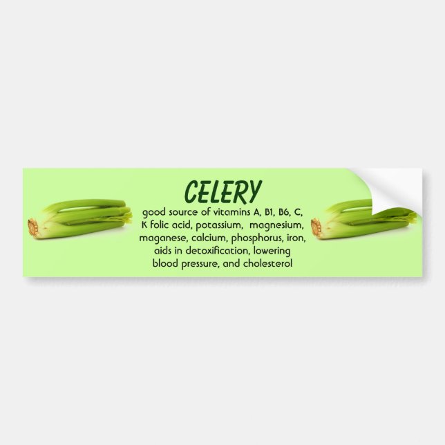 Celery Autoaufkleber (Vorne)
