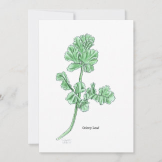 Celery Leaf Einladung
