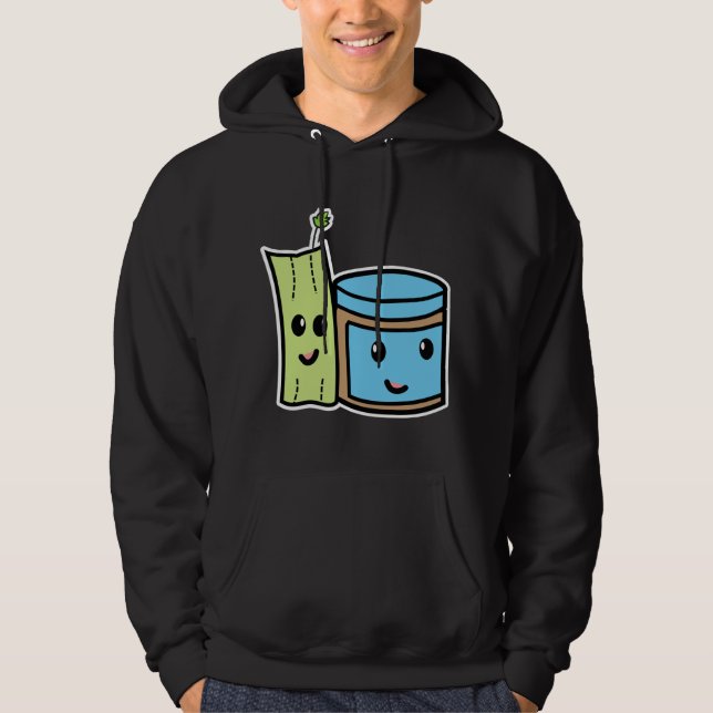 Celery + Peanut Butter VerdachtCelery™ BESTE FREUN Hoodie (Vorderseite)