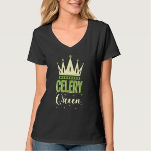 Celery Queen Vegetarian Vegan Life T-Shirt
