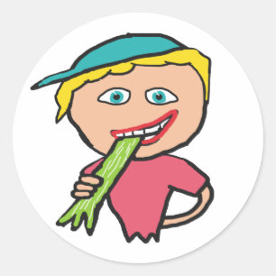 Celery Runder Aufkleber