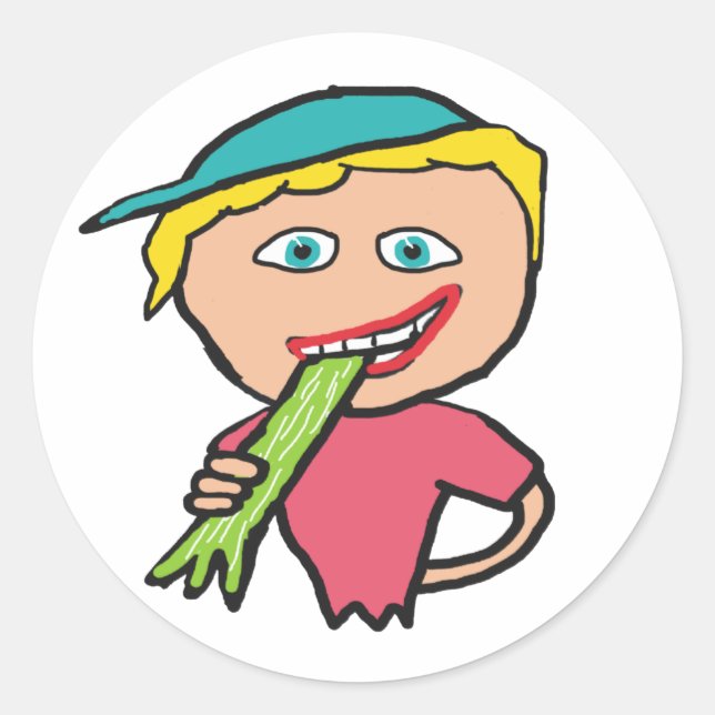 Celery Runder Aufkleber (Vorderseite)