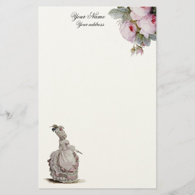 CÉLESTE auf Filz Briefpapier (Vorderseite)