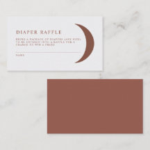 CELESTE Bohemisch Moon Diaper Raffel Ticket Game