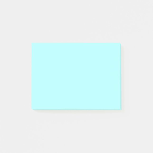 Celeste Solid Color Post-it Klebezettel (Vorderseite)