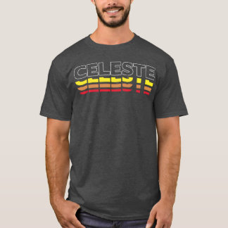 Celeste Vorname Lustig Vintage Sonnenuntergang Cel T-Shirt
