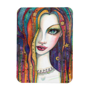 Celestia Bohemisch Beauty Art von Molly Harrison Magnet