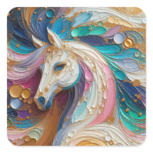 Celestia Horse Impressionism Sticker