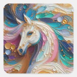 Celestia Horse Impressionism Sticker