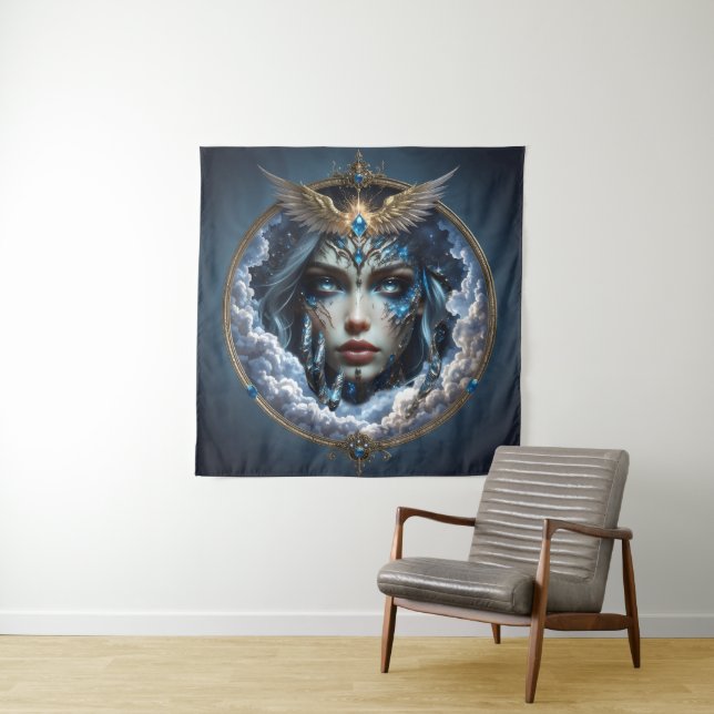 Celestia – Hüterin des endlosen Himmels.  Wandteppich (Beispiel)