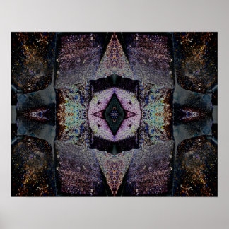 CELESTIAL 2 Psychedelic Abstrakt Meditation Art Poster