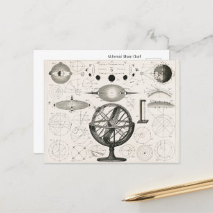 Celestial Alchemist Moon Postkarte