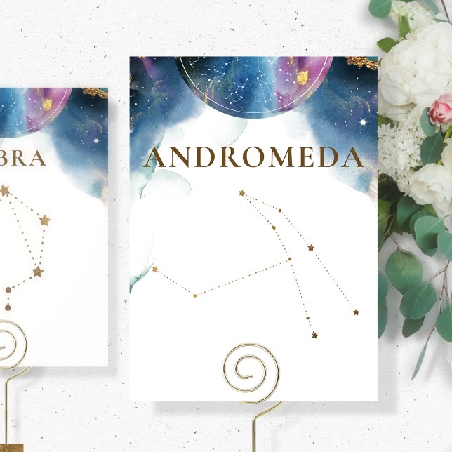 Celestial Andromeda Constellation Tischnummer (Von Creator hochgeladen)