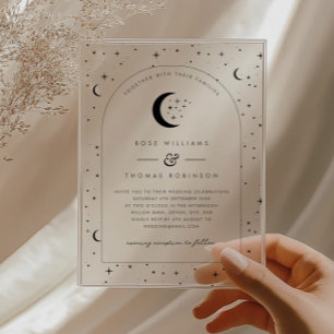Celestial Arched Wedding Einladung