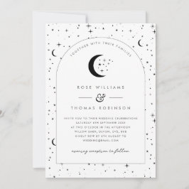 Celestial Arched Wedding Einladung
