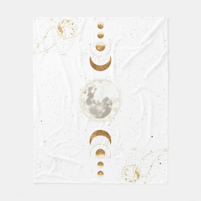 Celestial Astrology Pattern |Wrapping Paper Fleecedecke (Vorderseite)