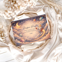 Celestial Astronaut Clouds Diapper Raffle