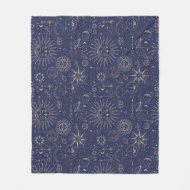 Celestial Astronomy Navy Muster Fleecedecke