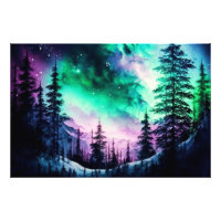Celestial Aurora Borealis Northern Lights Vivid