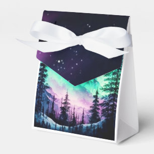 Celestial Aurora Borealis Northern Lights Vivid Geschenkschachtel