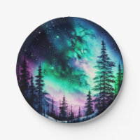 Celestial Aurora Borealis Northern Lights Vivid